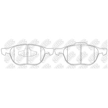 Load image into Gallery viewer, Front Brake Pads PN0365 For Ford Mazda Nissan
