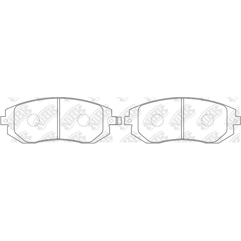 Front Brake Pads PN7460 For Subaru Toyota