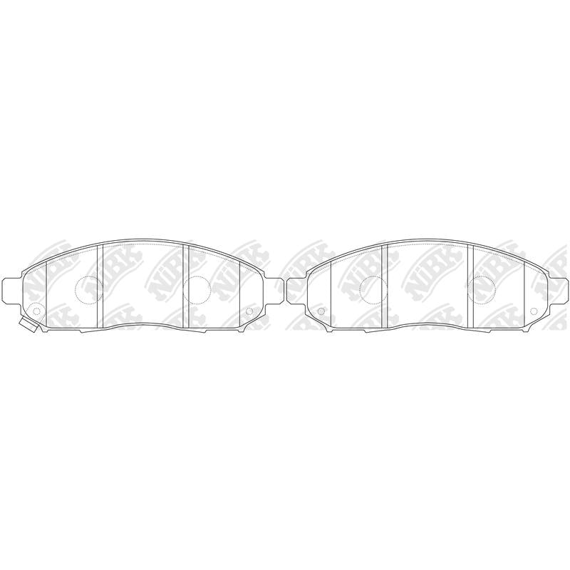 Front Pads For Nissan Suzuki TEMB DB1835 PN2517