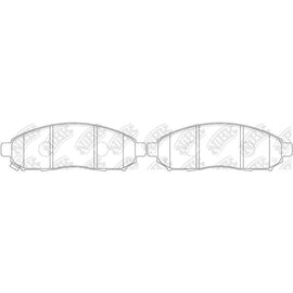 Front Pads For Nissan Suzuki TEMB DB1835 PN2517