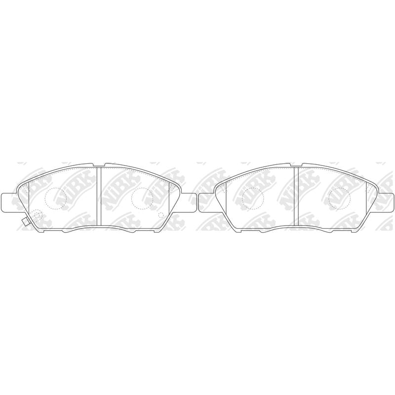 Front Brake Pads PN0397 For Nissan Toyota