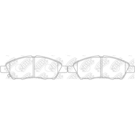 Front Brake Pads PN0397 For Nissan Toyota