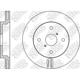 RN1437V Front Rotor 1pc For Toyota