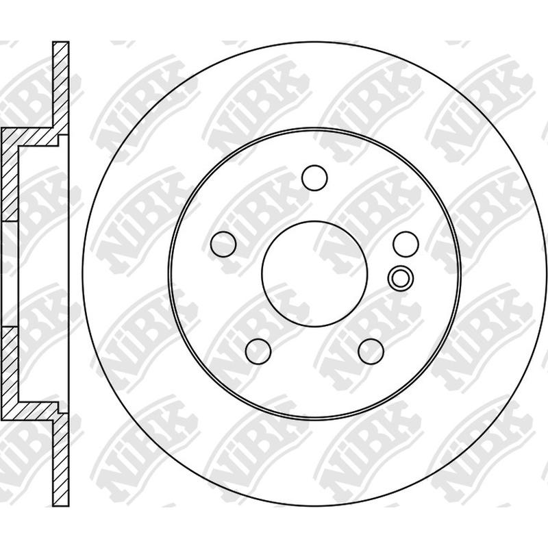 RDA8345 Rear Brake Rotor for Infiniti Mercedes-Benz