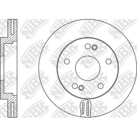 RN1606V Front Rotor 1pc For Hyundai