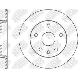 RN33002 Rear Rotor 1pc For Audi