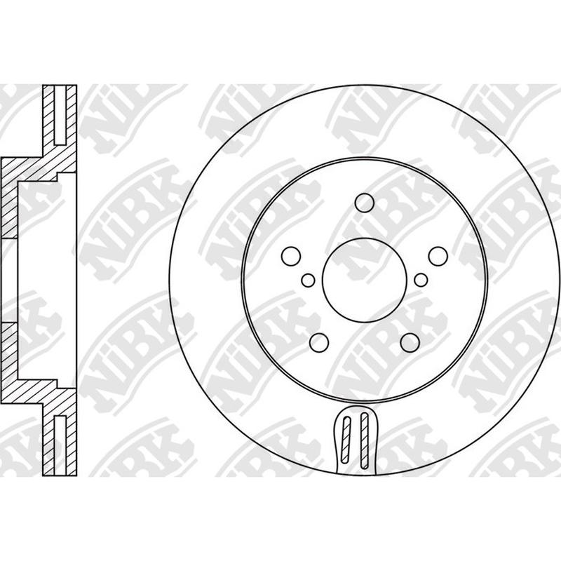 RN33006 Rear Rotor 1pc For Audi Skoda Volkswagen