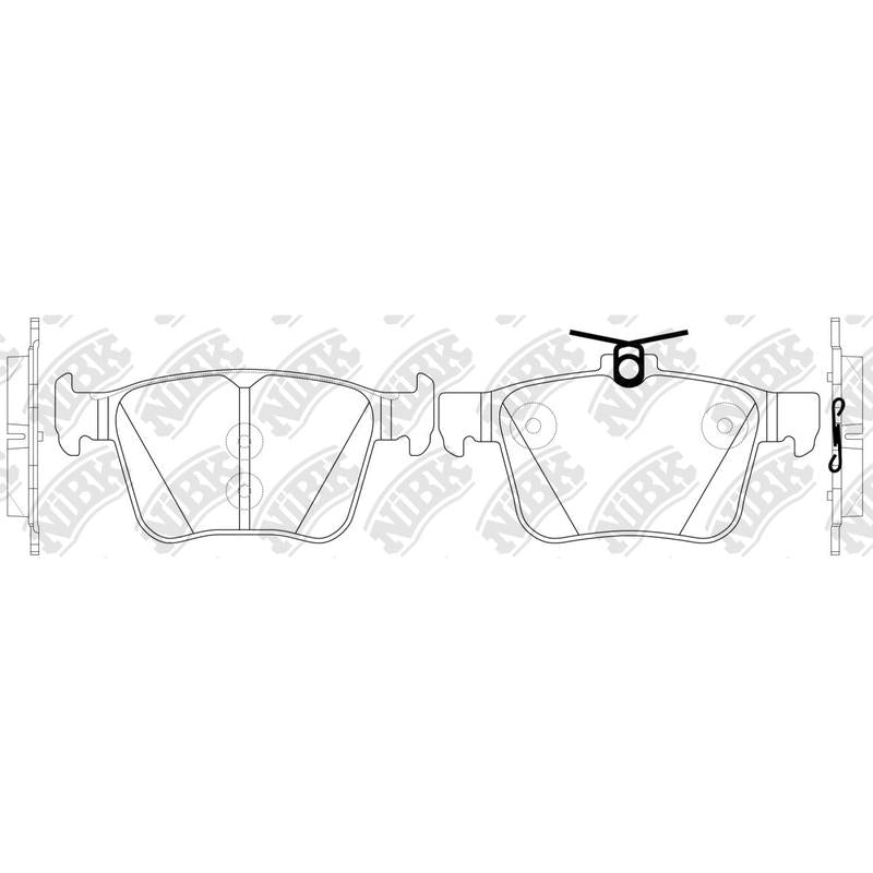 Rear Brake Pads For Audi Skoda Volkswagen TEMB DB2384 PN33003