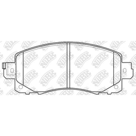 Front Brake Pads For Subaru - BREMTEC BT91370