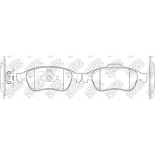 Load image into Gallery viewer, Front Brake Pads For Nissan Mitsubishi - BREMTEC BT1735EL