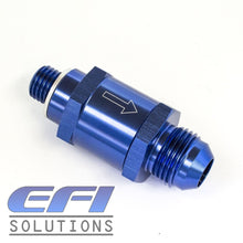 Load image into Gallery viewer, M12 X 1.5MM X -6AN CHECKVALVE BLUE MALE TO MALE BOSCH PUMP