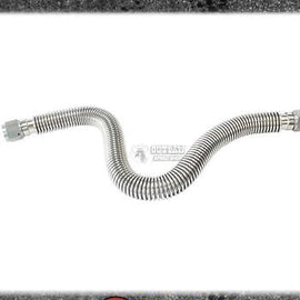 FLEXIBLE TURBO DRAIN HOSE S/S FEMALE 2 x -12AN 500MM LONG