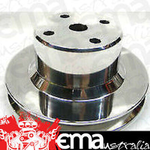 Load image into Gallery viewer, HOLDEN V8 WATER PUMP V PULLEY SUIT VN-ON JUMBO PUMP POLISHED