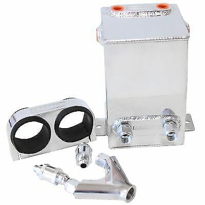 DUAL FUEL PUMP SURGE TANK KIT POLISHED 3.1L CAPACITY