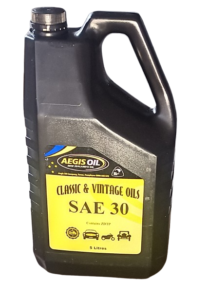 Aegis Classic and Vintage - SAE 30 Engine Oil - 5L