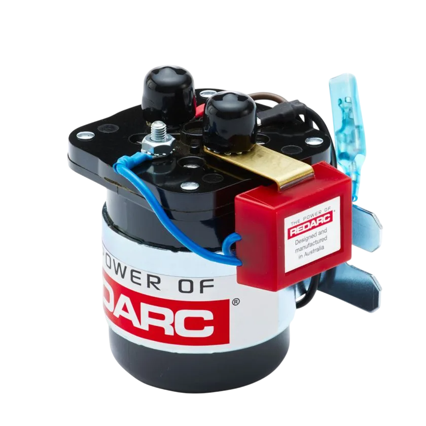 Redarc Smart Start Dual Sense Battery Isolator 12V 200A – SBI212D | Surge Protected, 200A Continuous, Easy Installation