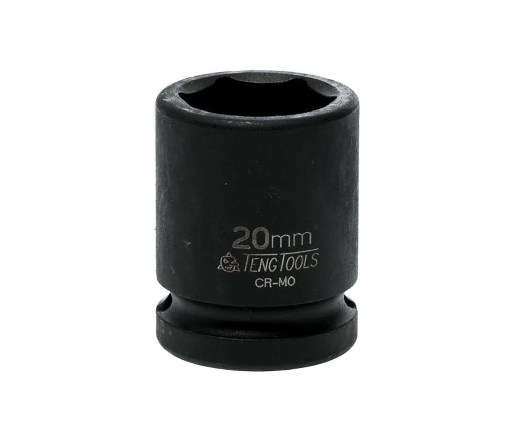 Teng 1/2 Inch Drive Impact Socket 20mm DIN