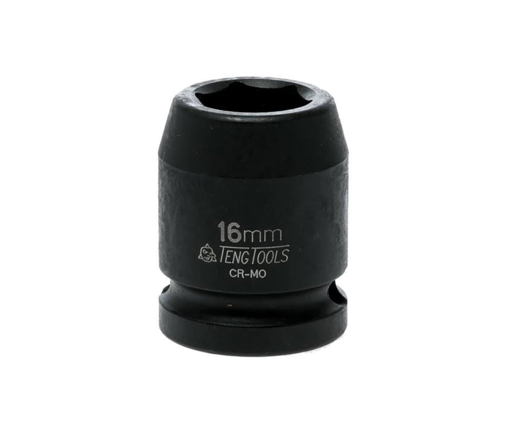 Teng 1/2 Inch Drive Impact Socket 16mm DIN