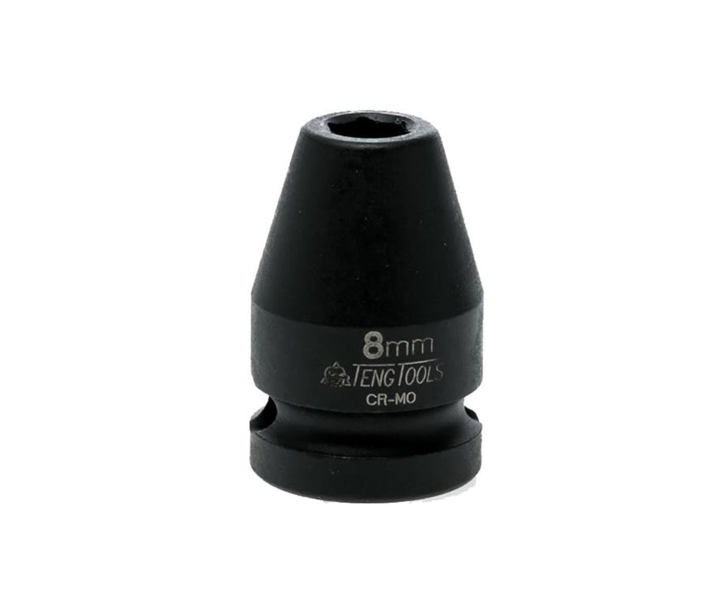 Teng 1/2 Inch Drive Impact Socket 8mm DIN